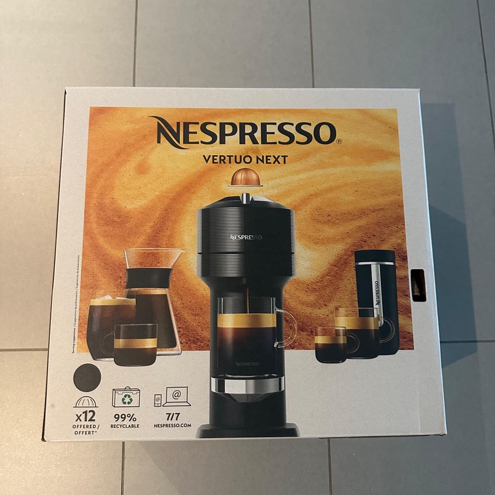 Nespresso Vertuo Next in Black and Silver